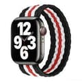 Miniatyrbild 1 av 2: Apple Watch kompatibelt ARMBAND ElastisktSVART/RÖD/VIT38/40/41mm