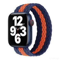 Apple Watch kompatibelt ARMBAND Elastiskt BLÅ/MANGO 38/40/41mm