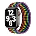 Miniatyrbild 1 av 2: Apple Watch kompatibelt ARMBAND Elastiskt BLACK PRIDE 38/40/41mm