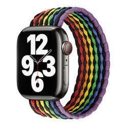 Apple Watch kompatibelt ARMBAND Elastiskt BLACK PRIDE 38/40/41mm multifärg L