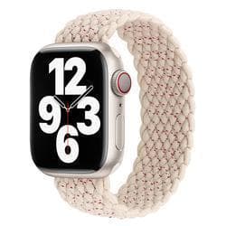 Apple Watch kompatibelt ARMBAND Elastiskt BEIGE DOT 38/40/41mm Beige L
