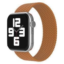 Apple Watch kompatibelt ARMBAND Elastiskt BRUN 38/40/41 mm Brun S