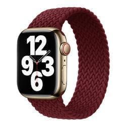 Apple Watch kompatibelt ARMBAND Elastiskt VINRÖD 42/44/45 mm