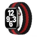 Miniatyrbild 1 av 2: Apple Watch kompatibelt ARMBAND Elastiskt SVART/RÖD 42/44/45 mm