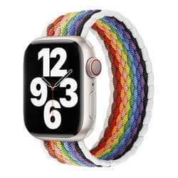 Apple Watch kompatibelt ARMBAND Elastiskt WHITE PRIDE 42/44/45mm