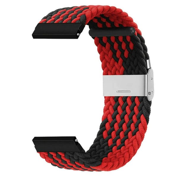 Flettet elastisk armbånd Doro Watch - Rød/svart