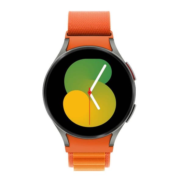 Artic Elastiskt nylon Armband Samsung Galaxy Watch 5 (40mm) - Orange