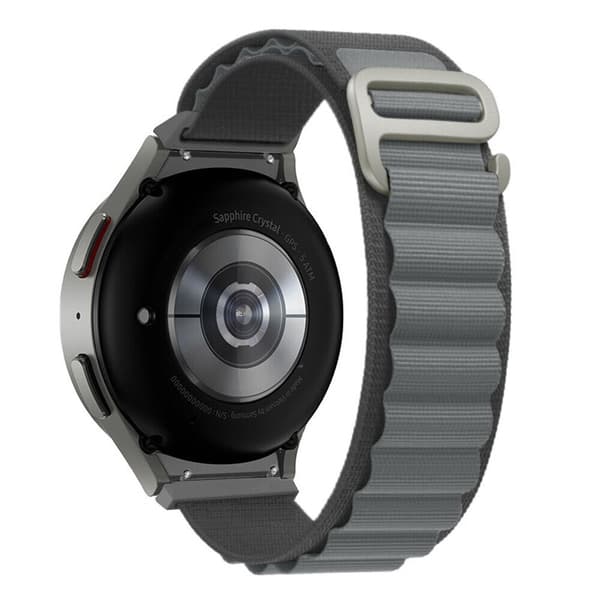 Artic Elastinen nailon ranneke Samsung Galaxy Watch 5 (44mm) - Harmaa
