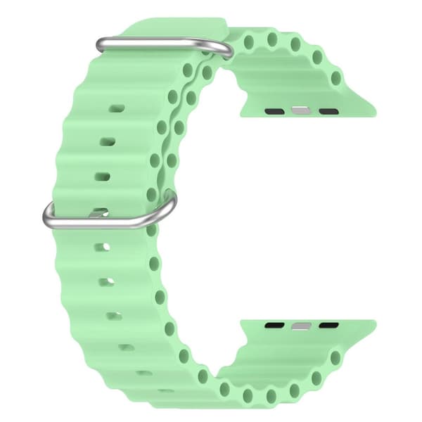 Apple Watch kompatibelt Wave Armband Silikon PISTAGE 38/40/41mm