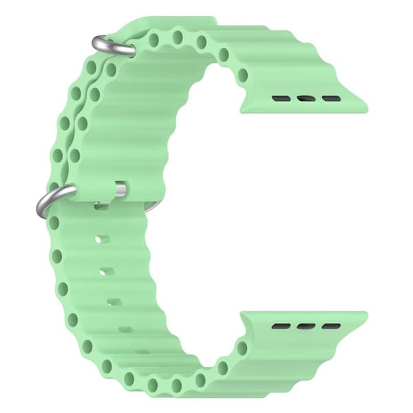 Apple Watch kompatibelt Wave Armband Silikon PISTAGE 38/40/41mm