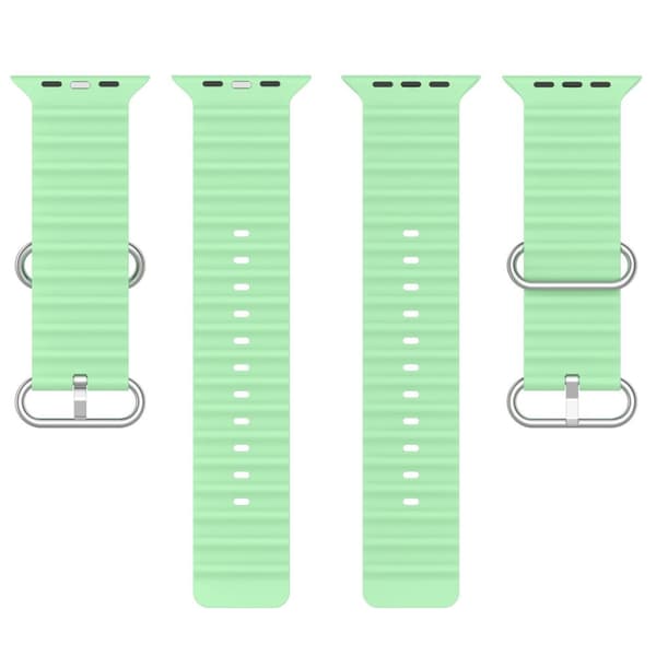 Apple Watch kompatibelt Wave Armband Silikon PISTAGE 38/40/41mm