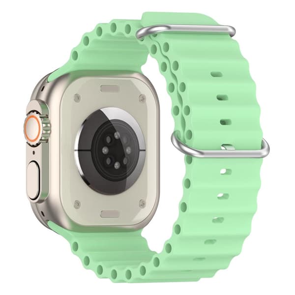 Apple Watch kompatibelt Wave Armband Silikon PISTAGE 38/40/41mm