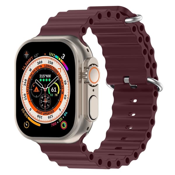 Apple Watch kompatibelt Wave Armband Silikon VINRÖD 38/40/41mm