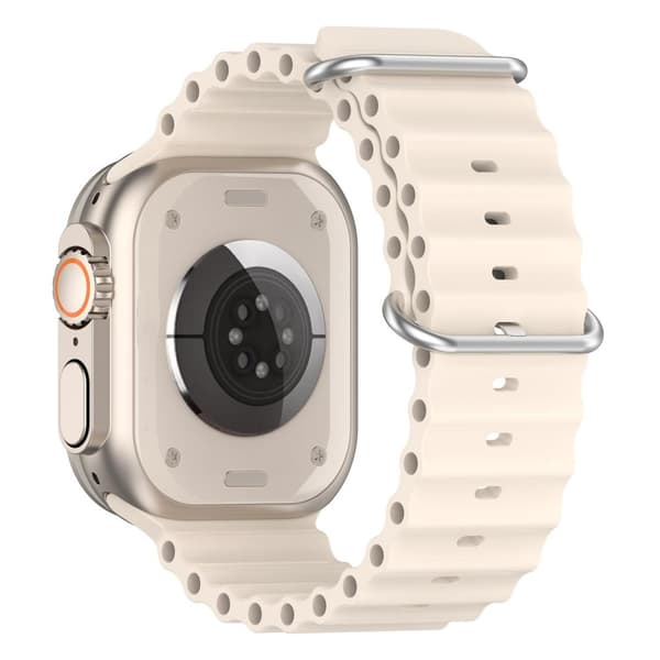 Apple Watch kompatibelt Wave Armband Silikon OFF-WHITE 38/40/41mm