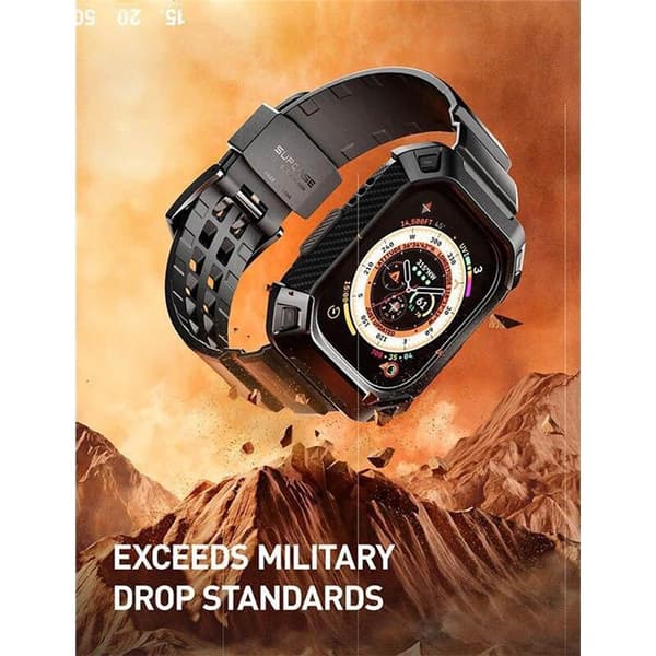 SUPCASE UB Pro armbånd Apple Watch Ultra 49mm - Svart
