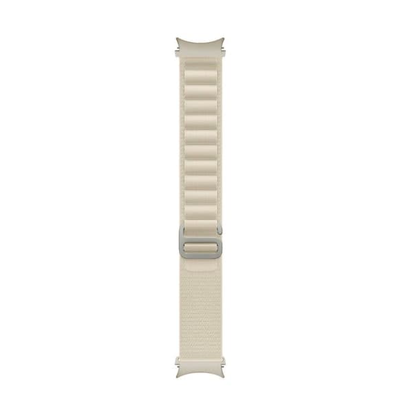 Artic Elastiskt nylon Armband Samsung Galaxy Watch 4 Classic (42mm) - Starlight