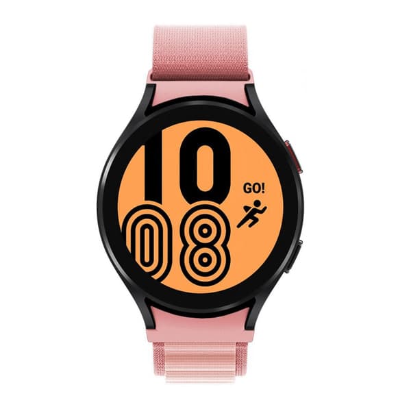 Artic Elastinen nailon ranneke Samsung Galaxy Watch 4 (44mm) - Pink