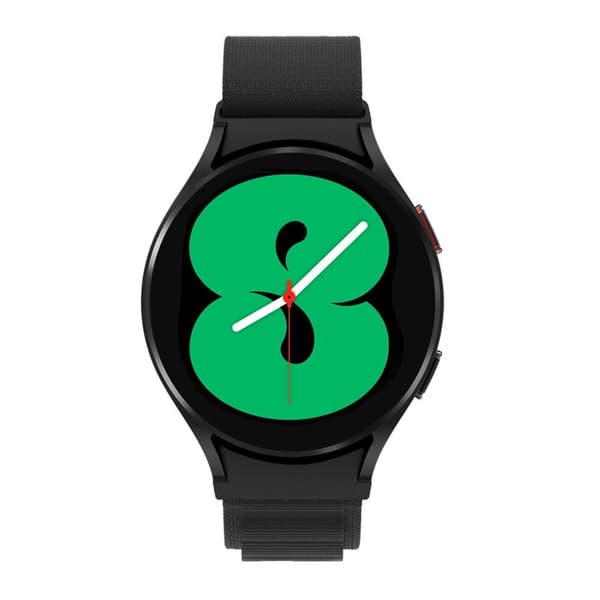 Artic Elastiskt nylon Armband Samsung Galaxy Watch 4 (40mm) - Svart