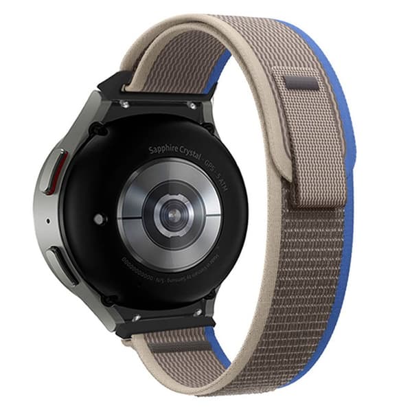 Tactik nylon Armband Samsung Galaxy Watch 4 Classic (42mm) - Blueroom grey