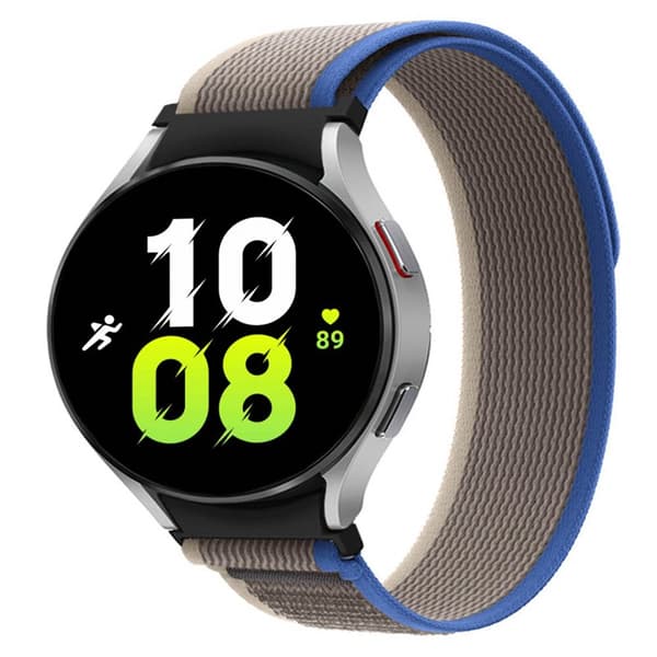 Tactik nylon armbånd Samsung Galaxy Watch 5 (44mm) - Blueroom grey