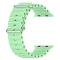Miniatyrbild 3 av 5: Apple Watch kompatibelt Wave Armband Silikon PISTAGE 42/44/45/49 mm