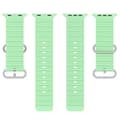 Miniatyrbild 5 av 5: Apple Watch kompatibelt Wave Armband Silikon PISTAGE 42/44/45/49 mm