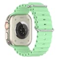 Miniatyrbild 2 av 5: Apple Watch kompatibelt Wave Armband Silikon PISTAGE 42/44/45/49 mm