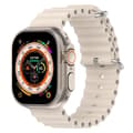 Miniatyrbild 1 av 5: Apple Watch kompatibelt Wave ArmbandSilikonOFF-WHITE 42/44/45/49 mm