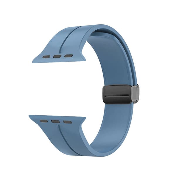 INF Magnetiskt Klockarmband i Silikon för Apple Watch BlåApple Watch 42 mm/44 mm/45 mm/49 mm