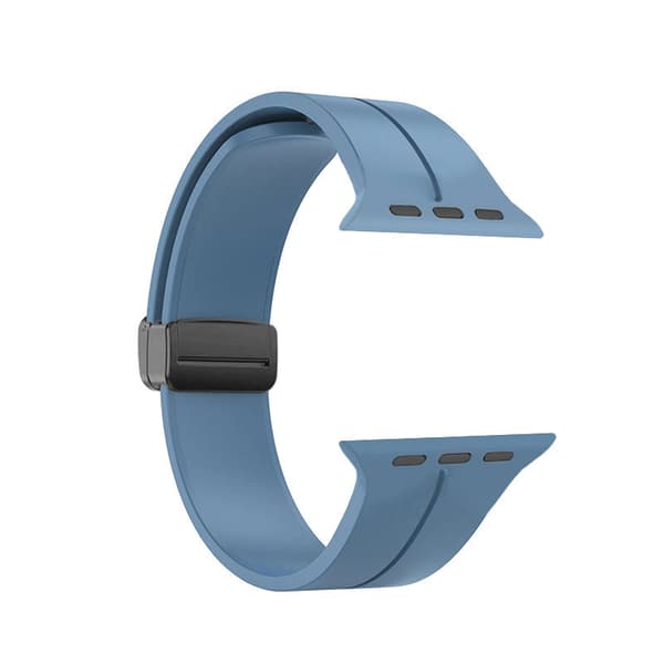 INF Magnetiskt Klockarmband i Silikon för Apple Watch BlåApple Watch 42 mm/44 mm/45 mm/49 mm