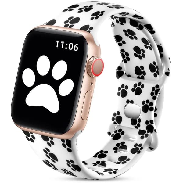 Apple Watch kompatibelt Armband Silikon DOG 38/40/41 mm