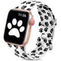 Miniatyrbild 2 av 4: Apple Watch kompatibelt Armband Silikon DOG  42/44/45 mm
