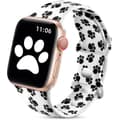 Miniatyrbild 2 av 4: Apple Watch kompatibelt Armband Silikon DOG  42/44/45 mm