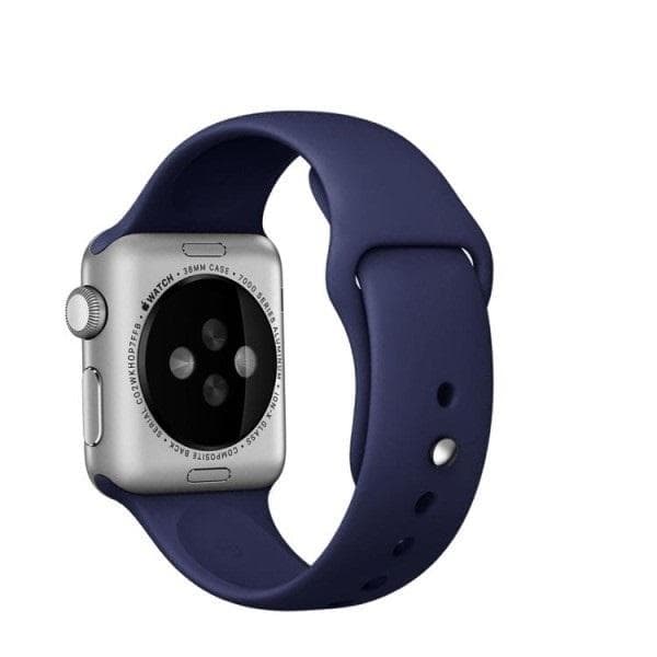 Apple Watch kompatibelt Armband Silikon BLÅ 38/40/41 mm