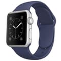 Miniatyrbild 1 av 3: Apple Watch kompatibelt Armband Silikon BLÅ 38/40/41 mm