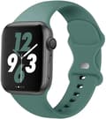 Miniatyrbild 1 av 2: Apple Watch kompatibelt Armband Silikon GRÖN 38/40/41 mm