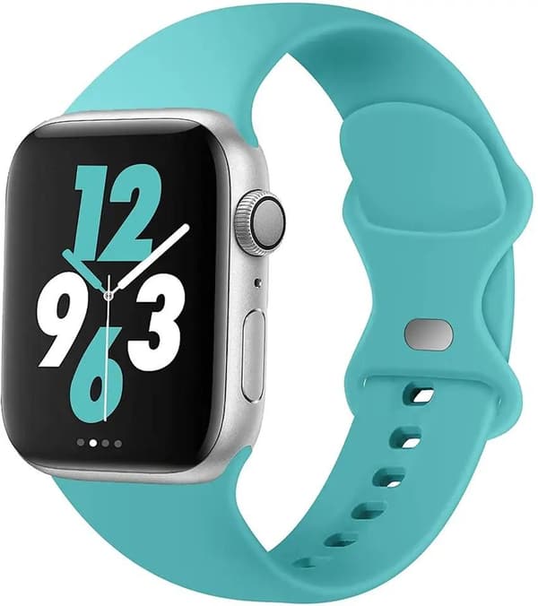 Apple Watch kompatibelt Armband Silikon Dimblå 38/40/41 mm