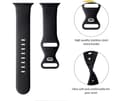Miniatyrbild 2 av 3: Apple Watch kompatibelt Armband Engrave VIT  42/44/45/49 mm