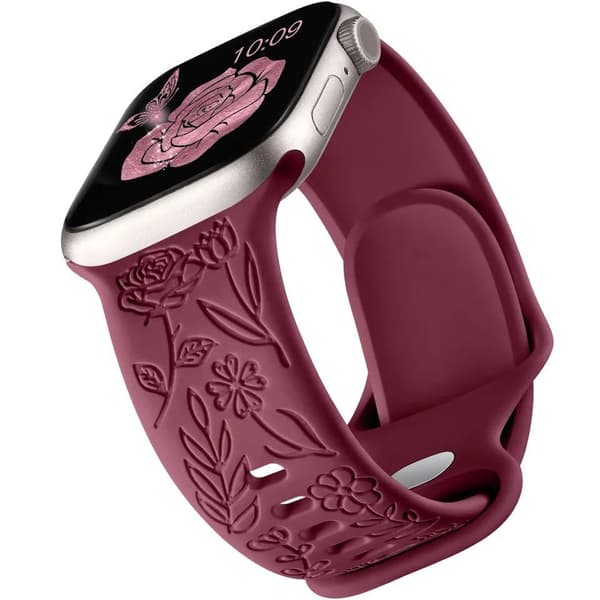 Apple Watch kompatibelt Armband Engrave VINRÖD  42/44/45/49 mm