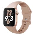 Miniatyrbild 1 av 4: Apple Watch kompatibelt Armband Silikon BEIGE 38/40/41 mm