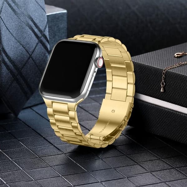 Apple Watch kompatibelt Armband Metall GULD 38/40/41mm