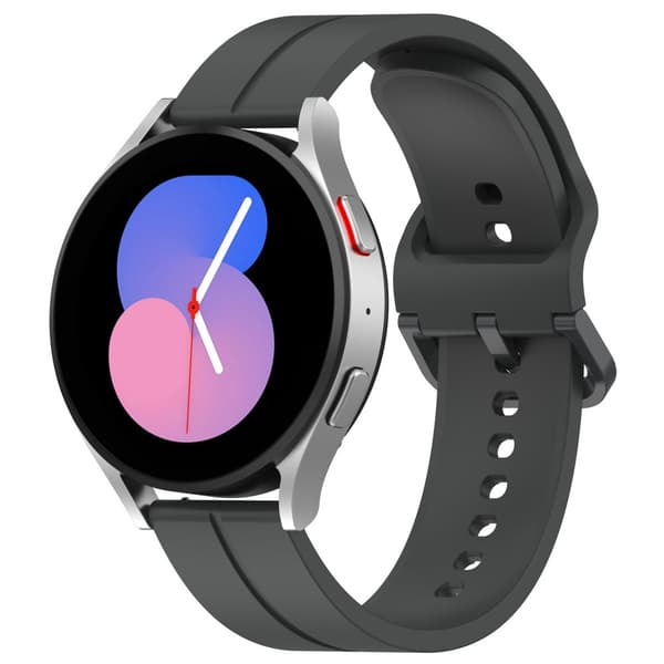 INF Silikone urremme til flere mærker og modeller MørkegråSamsung Galaxy Watch 3 45 mm/Gear S3 Classic/Frontier, Huawei Watch GT3 SE/3/3 Pro, Honor Ma