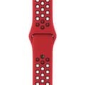 Miniatyrbild 7 av 7: Apple Watch kompatibelt Sport Armband Silikon RÖD/SVART38/40/41mm