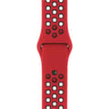 Miniatyrbild 7 av 7: Apple Watch kompatibelt Sport Armband Silikon RÖD/SVART38/40/41mm