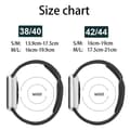 Miniatyrbild 3 av 4: Apple Watch kompatibelt Sport Armband Silikon GRÅ/SVART 42/44/45/49mm