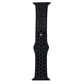 Miniatyrbild 4 av 4: Apple Watch kompatibelt Sport Armband Silikon GRÅ/SVART 42/44/45/49mm