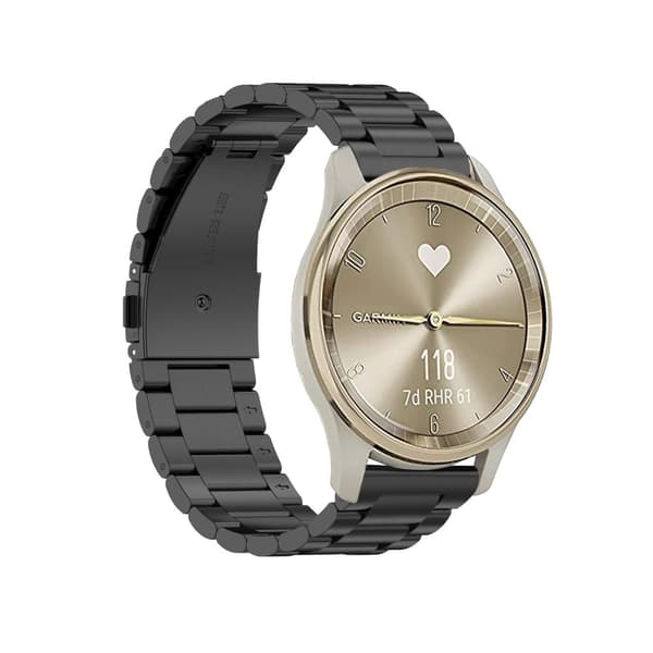 INF Garmin Move Trend klokkerem med tre stålbelter Sort  Garmin Move Trend