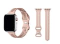 Miniatyrbild 1 av 2: Smalt Apple Watch kompatibelt Armband SPETS BEIGE 38/40/41 mm