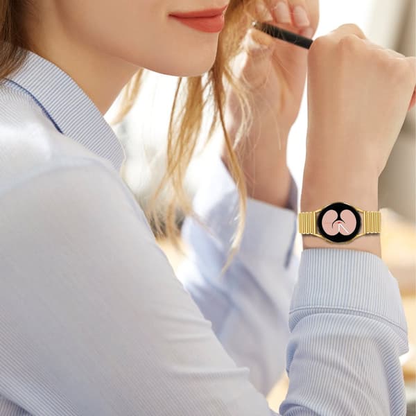 INF Urrem i rustfrit stål GuldSamsung Watch s / Samsung Watch 5 / Huawei GT 20 mm