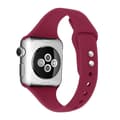 Miniatyrbild 3 av 3: Apple Watch kompatibelt Smalt Armband Silikon VINRÖD 42/44/45mm